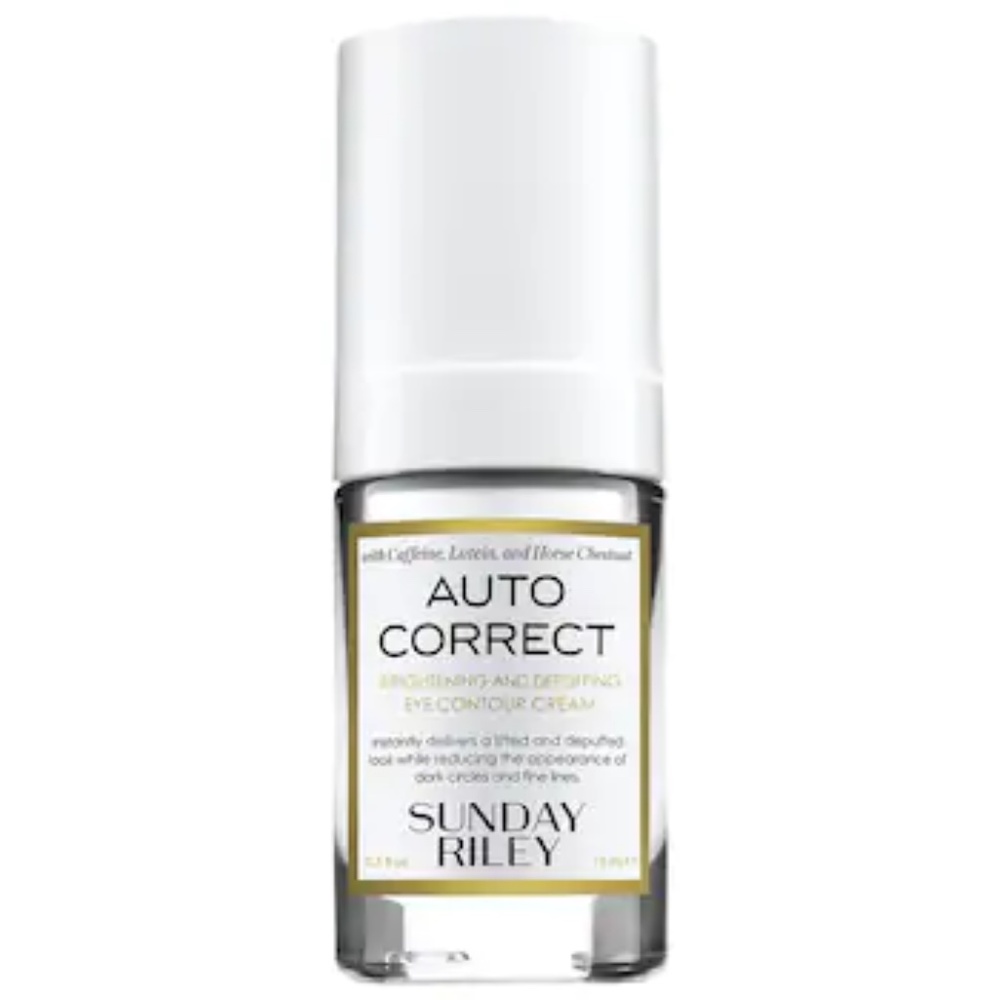 Sunday Riley Auto Correct Brightening + Depuffing Eye Cream for Dark Circles - Picture 1 of 9